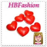 6 Mini Sabonetes Decorativos - Coração Vermelho